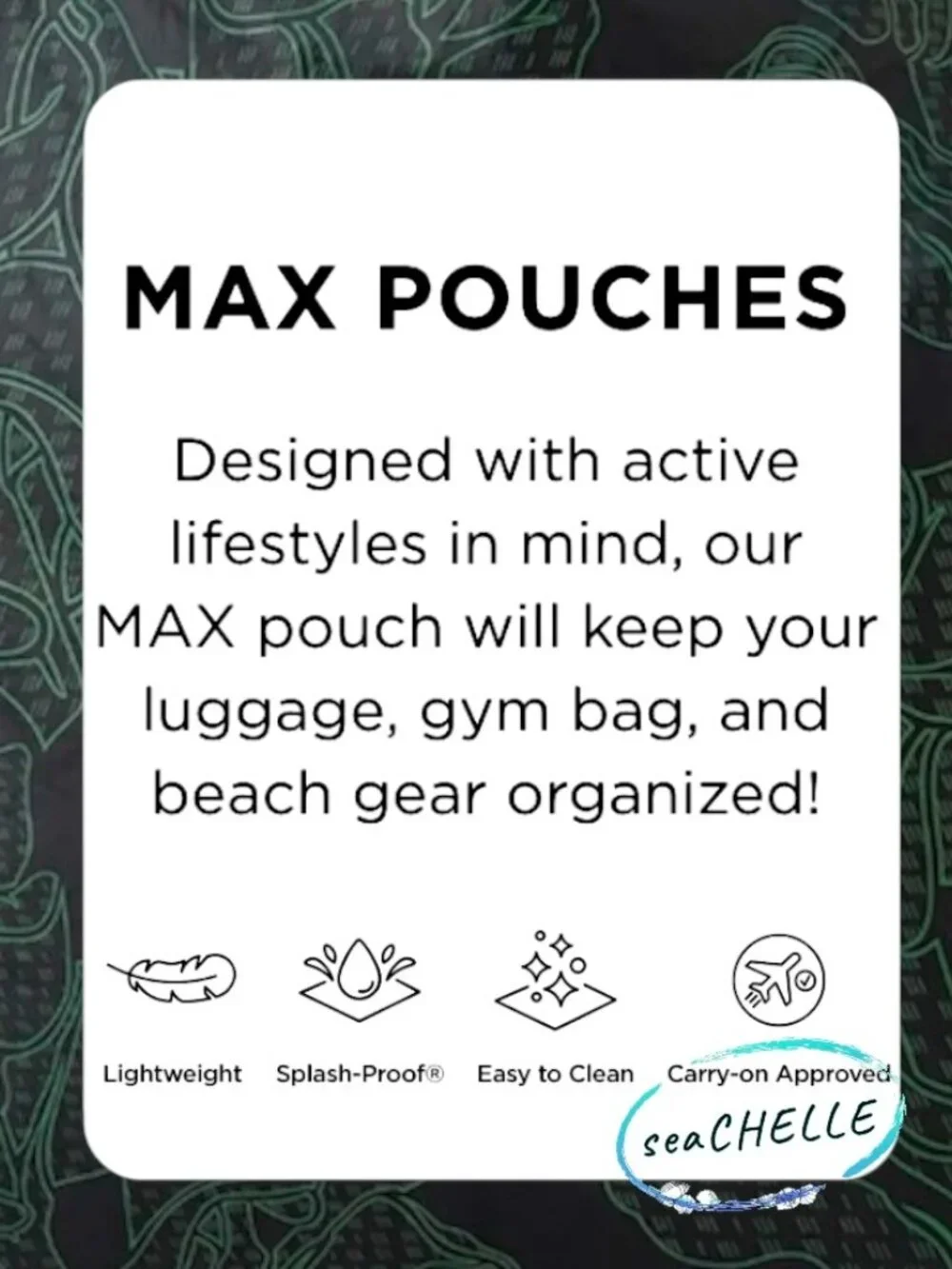 ALOHA Collection x Sig Zane—MAX Pouch—Limited Edition Leiha'a'akolea *NWT*